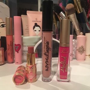 Tarte, Nyx and Too Faced Lipstick